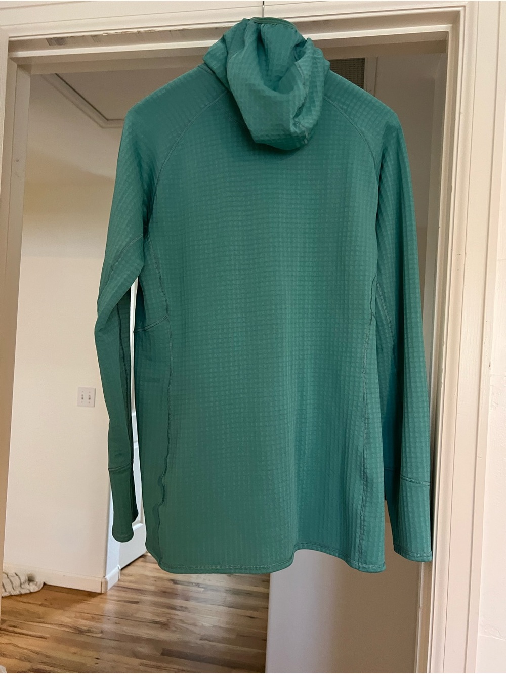 Patagonia Teal Green Half-Zip R-1 hoody - Picture 2 of 2